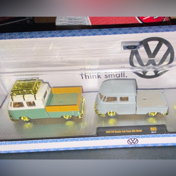 M2 CHASE VW Volkswagen double cab truck USA model 3 pack only 750 made - Picture 5 of 6